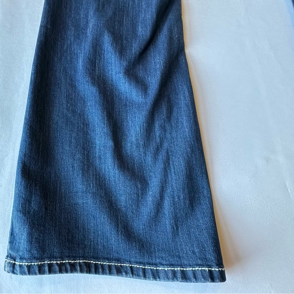 ZCO Womens Jeans Low Rise Bootcut Embellished Studded Embroidered Y2K Size 24 - Picture 11 of 16